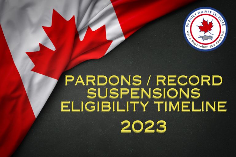 Pardons / Record Suspensions Eligibility Timeline